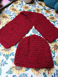 Scarf and hat