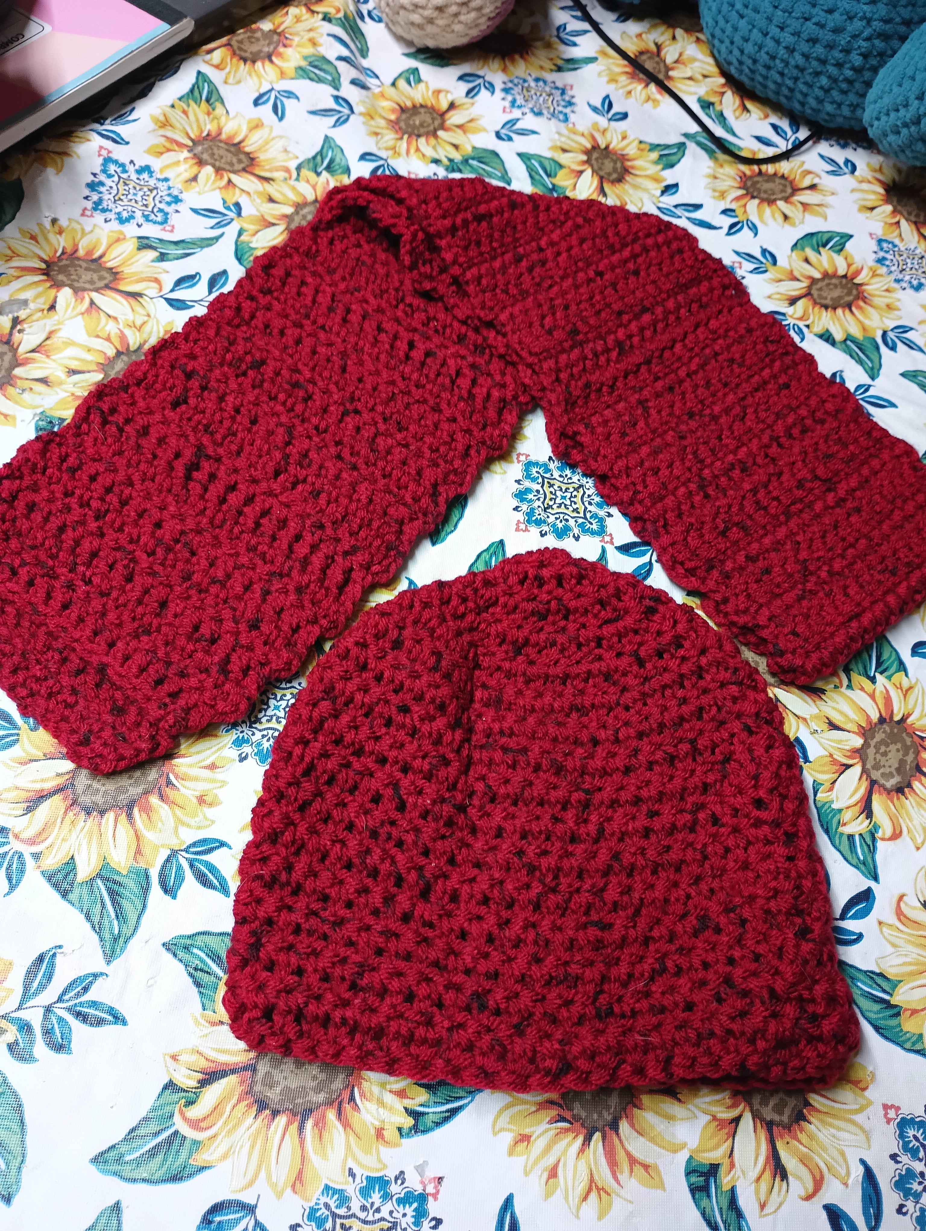Scarf and hat